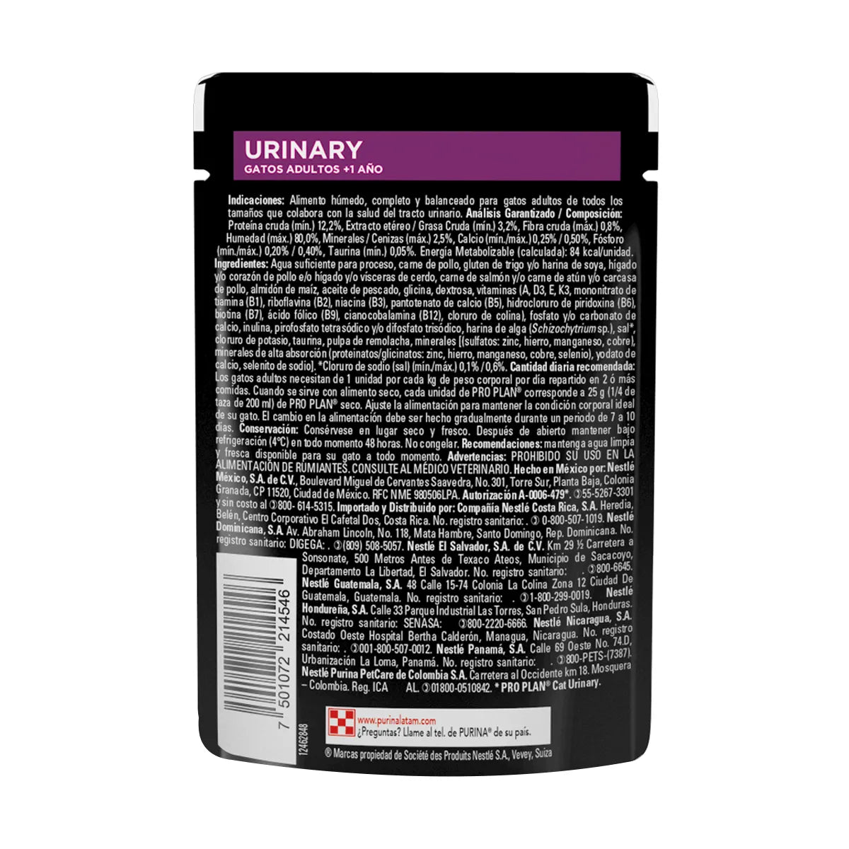 PROPLAN POUCH GATO URINARY 85GR