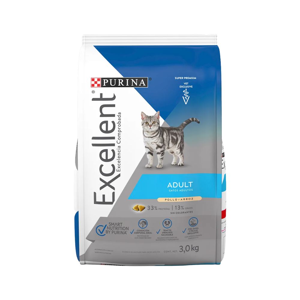 Purina Excellent Gato Adulto 3Kg