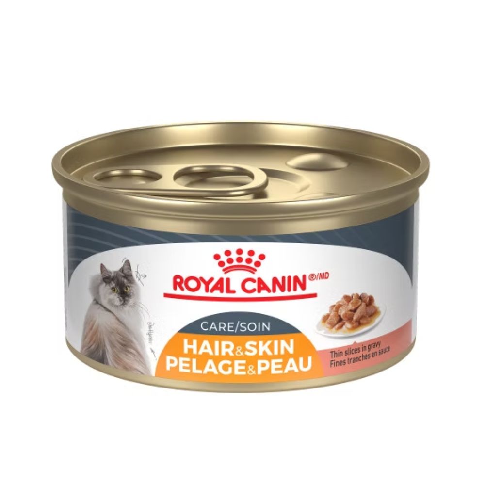 ROYAL CANIN HAIR & SKIN THIN SLICES IN GRAVY GATO 85 G