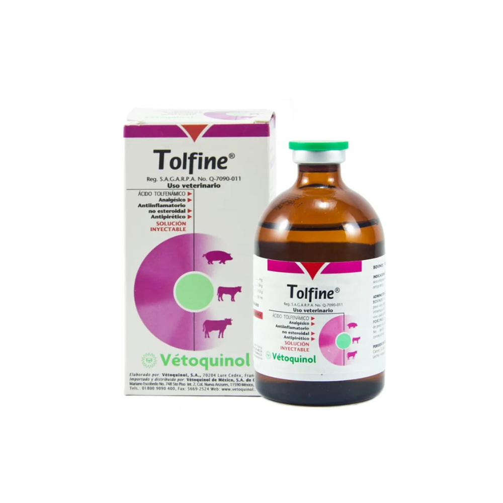 Vetoquinol Tolfine Iny 100 Ml