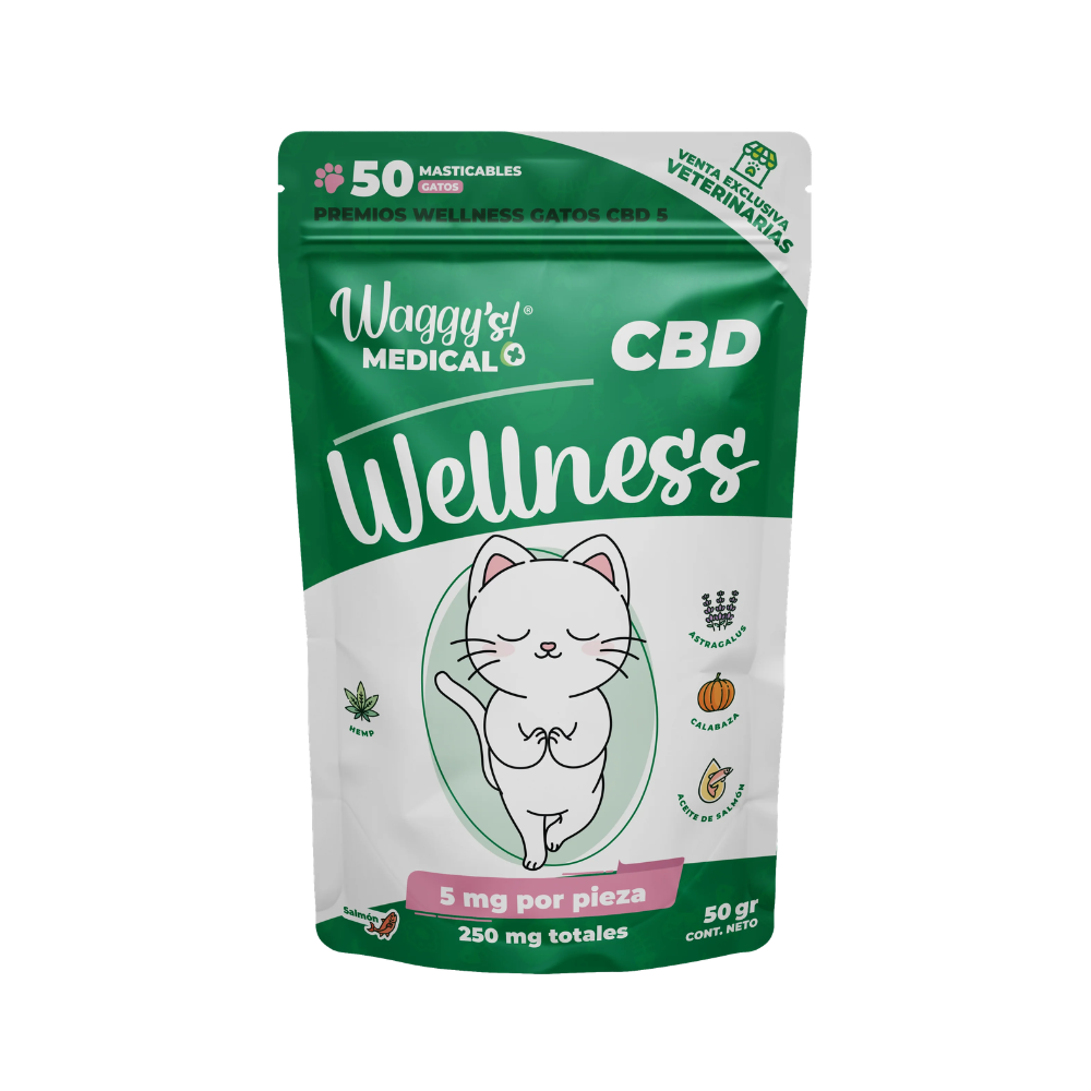 Waggys Cbd Wellness Gato Hemp 125 50 Premios
