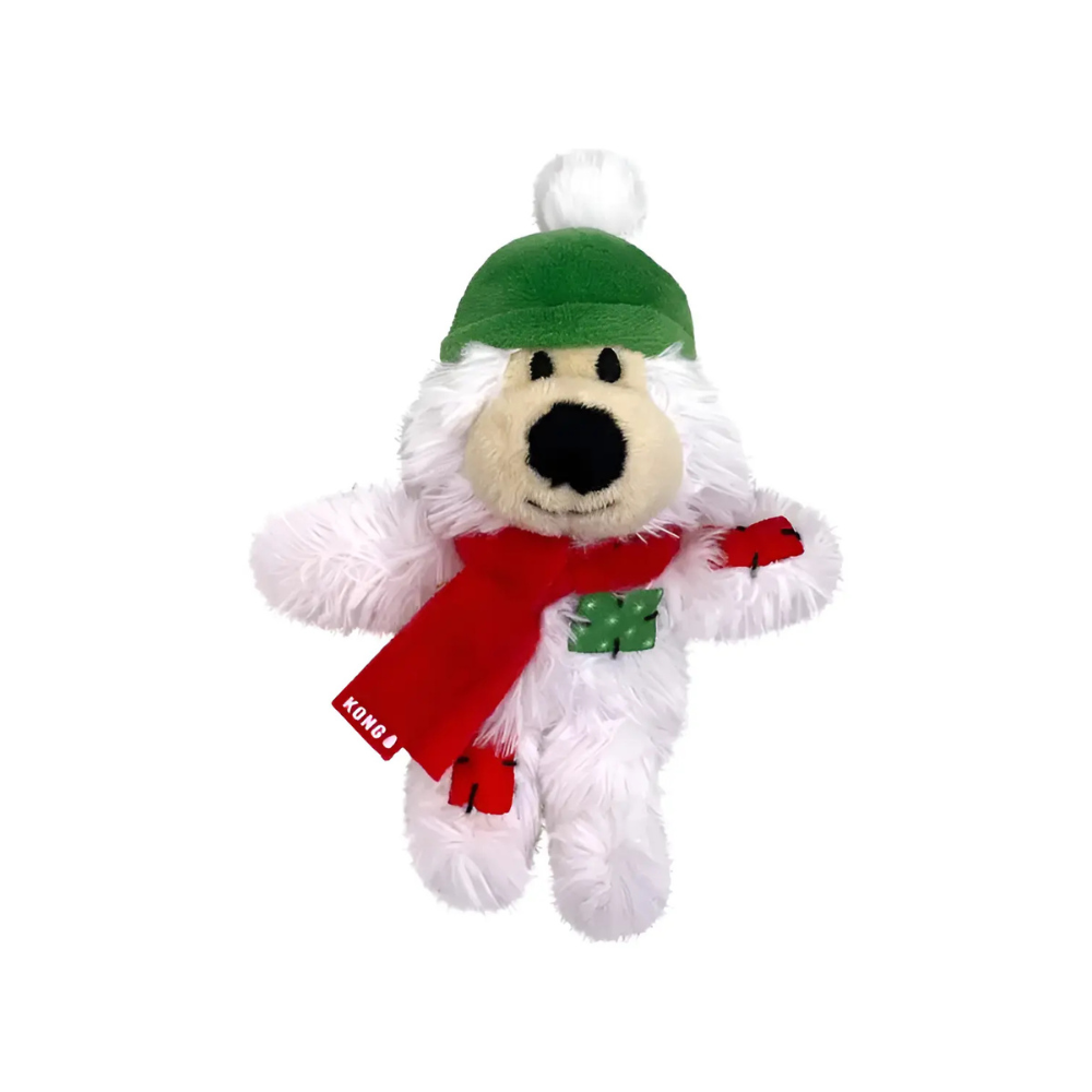Kong Softies Oso Polar Navidad Con Catnip