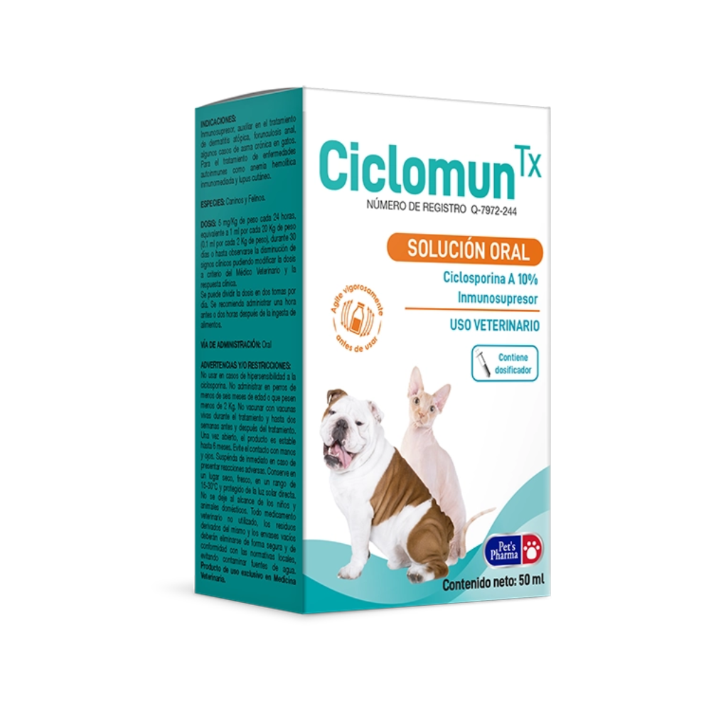 Pets Pharma Ciclomun Tx Oral 50 Ml