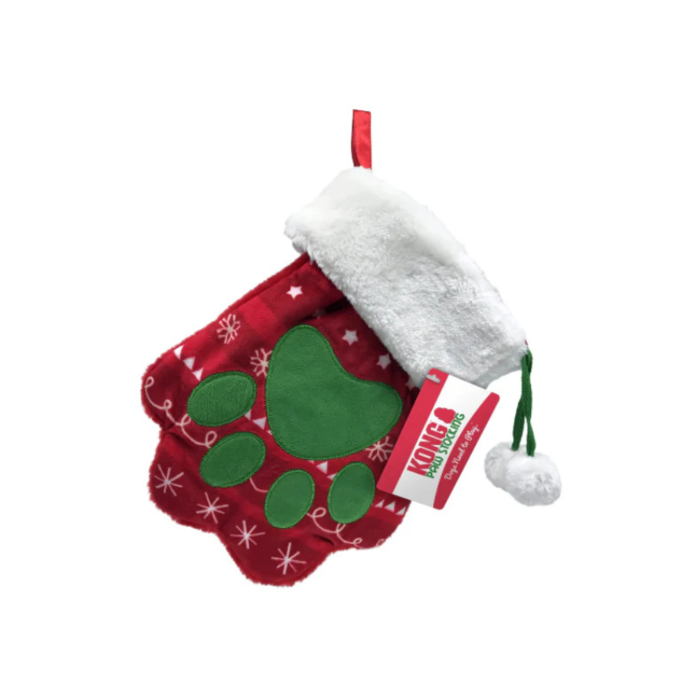 Kong Holiday Stocking Paw Gde