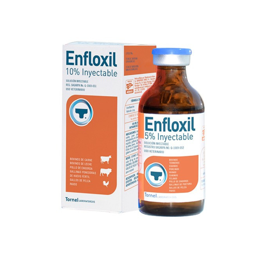 Tornel Enfloxil 5% Iny 25 Ml