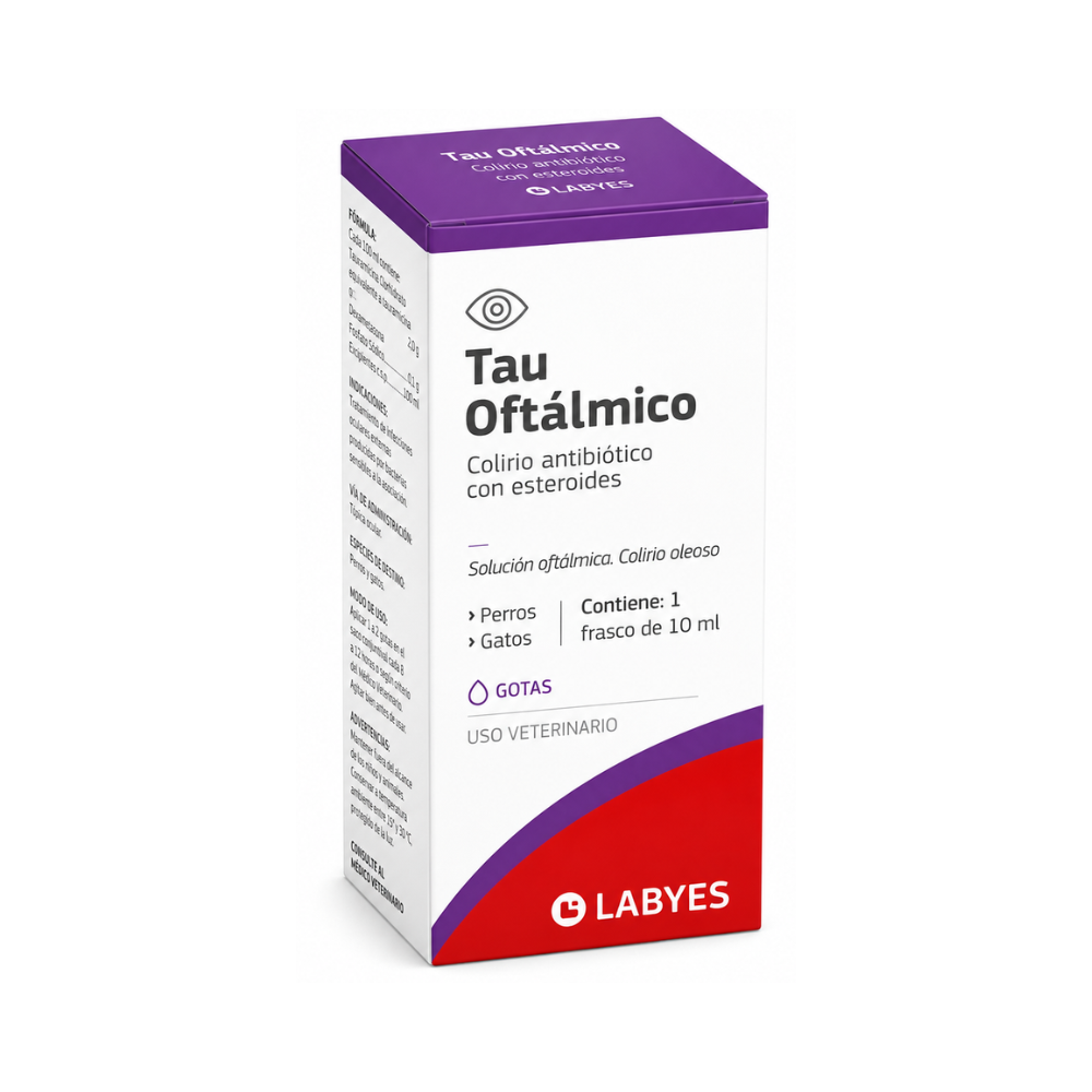 Labyes Tau Oftálmico Colirio Antibiotico Con Esteroides 10 Ml