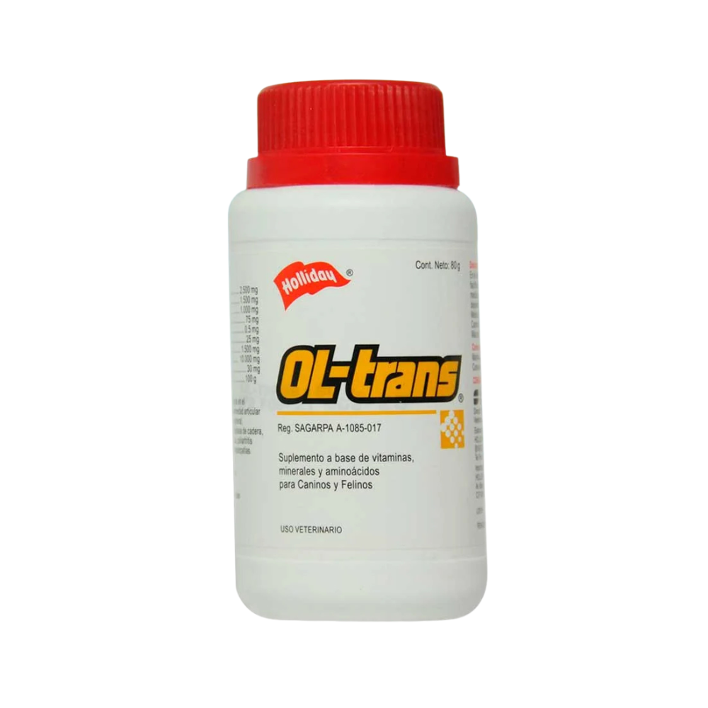 Holliday Ol-Trans Vitaminas En Polvo Para Perro Y Gato 80G