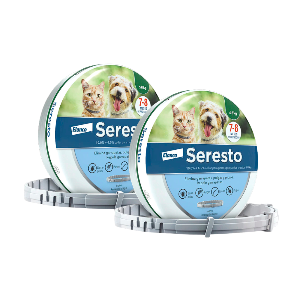 Elanco Seresto Collar Perros -8 Kg 2 Pz