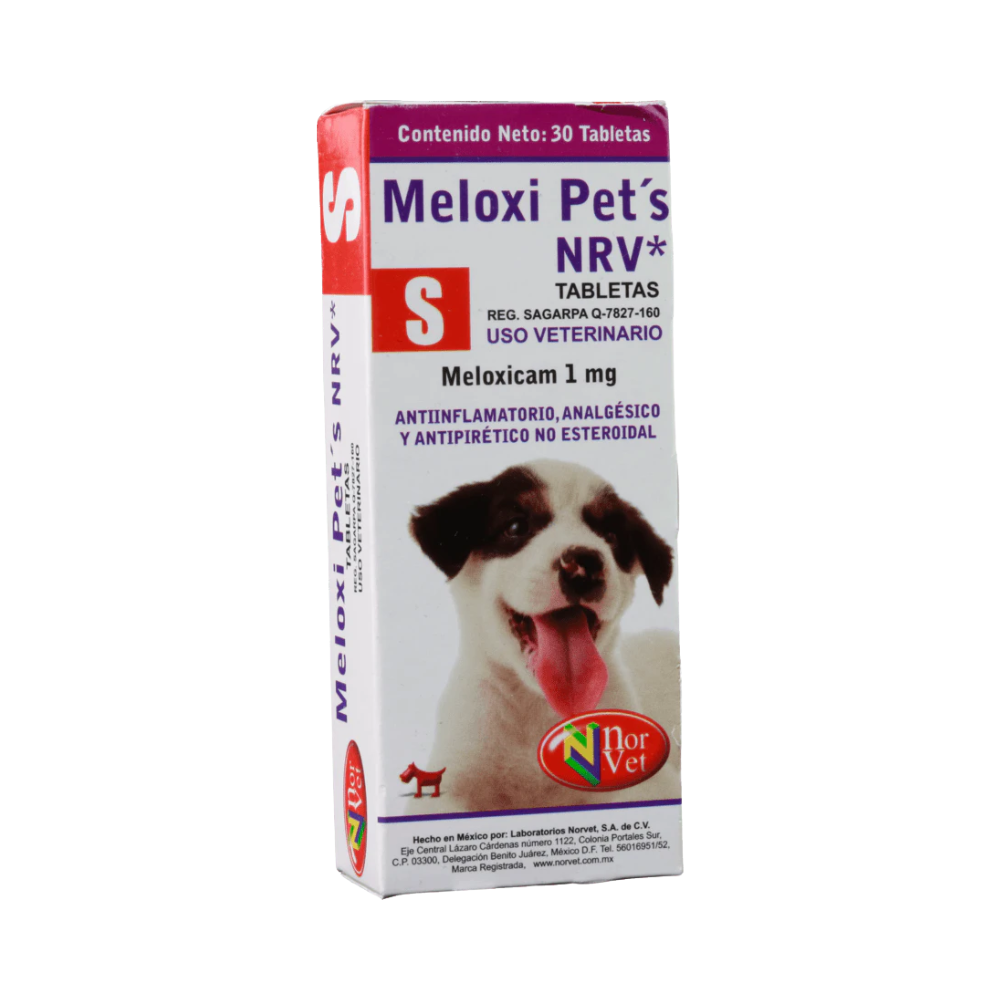 Norvet Meloxi Pets S 1Mg 30Tab