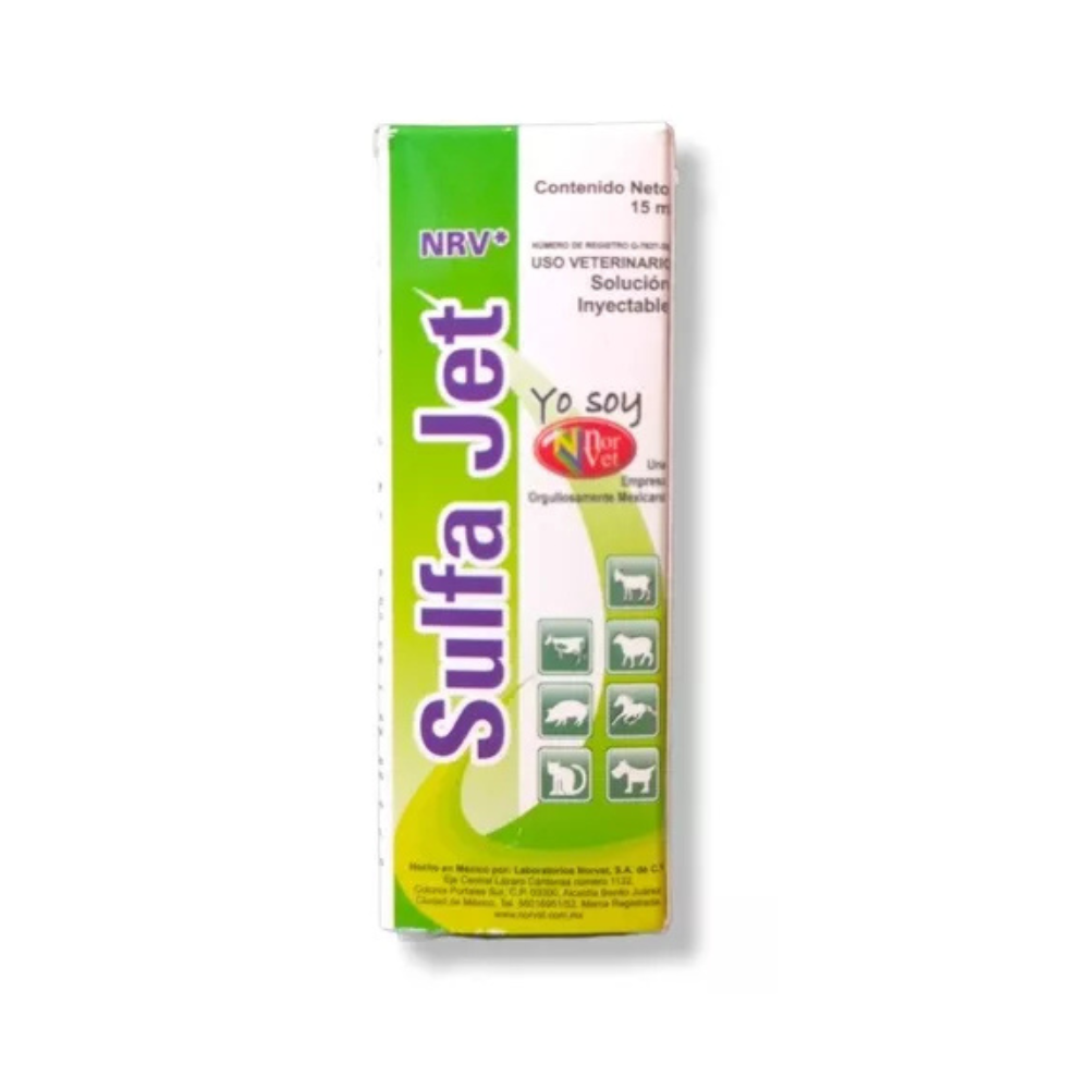 Norvet Sulfa Jet Iny 15Ml