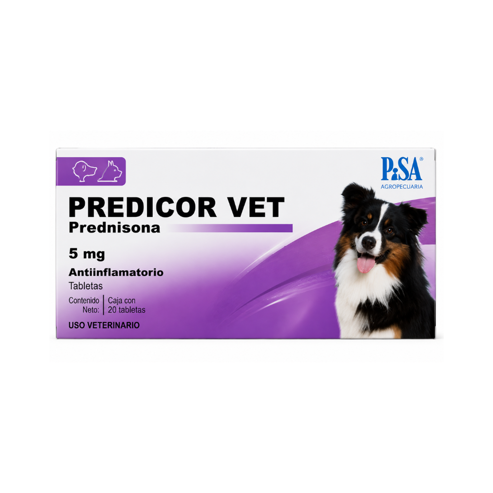 Pisa Predicor Vet 5Mg Prednisona 20Tab