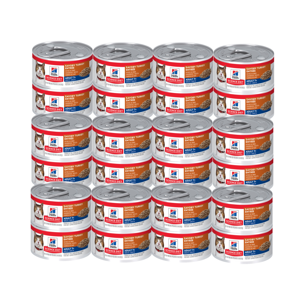 Hills Gato Adulto 7+ Pavo Lata 79 G 24 Pz
