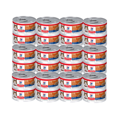 Hills Gato Adulto 7+ Pavo Lata 79 G 24 Pz