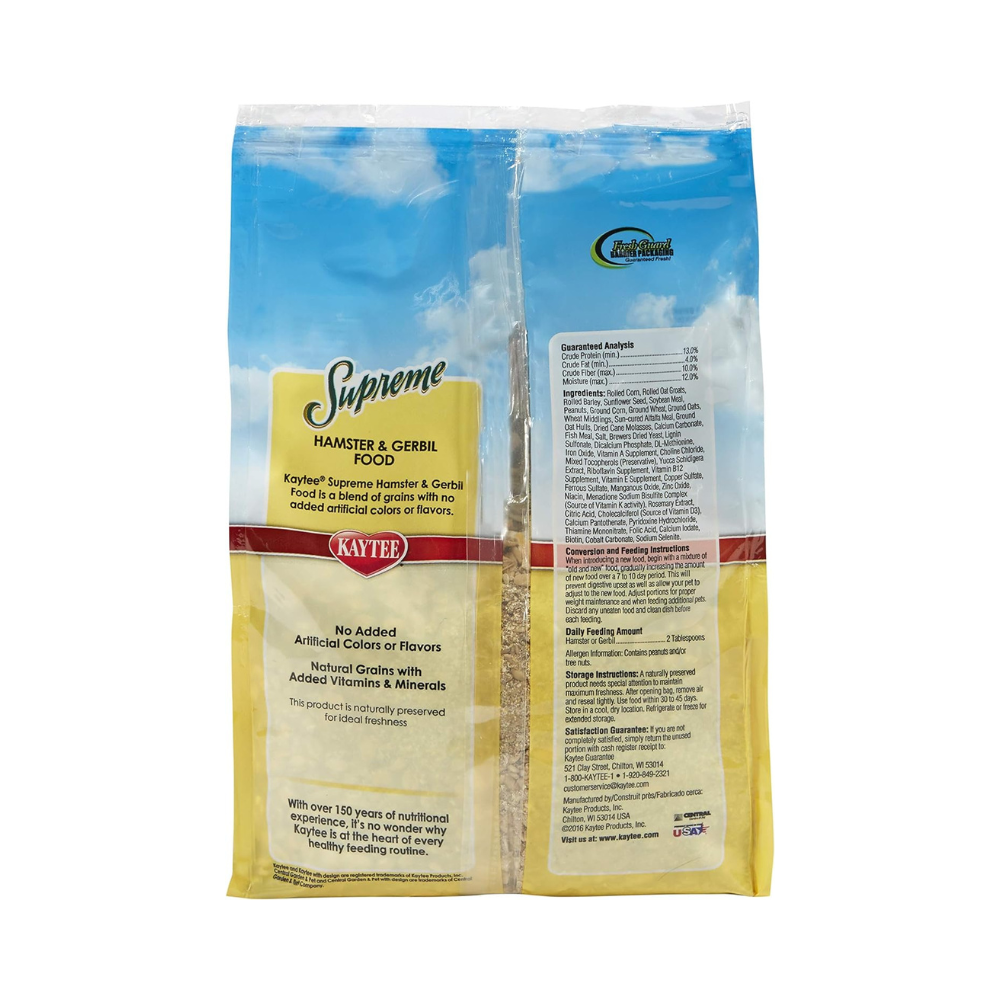 Kaytee Alimento Supreme Hamster Y Gerbil 907 G