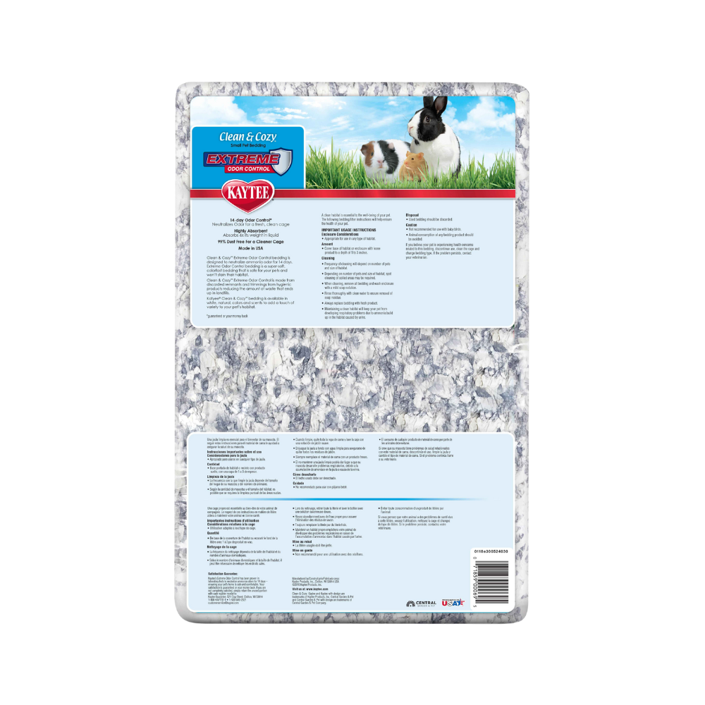 Kaytee Sustrato Clean & Cozy Olor Extremo 40 L