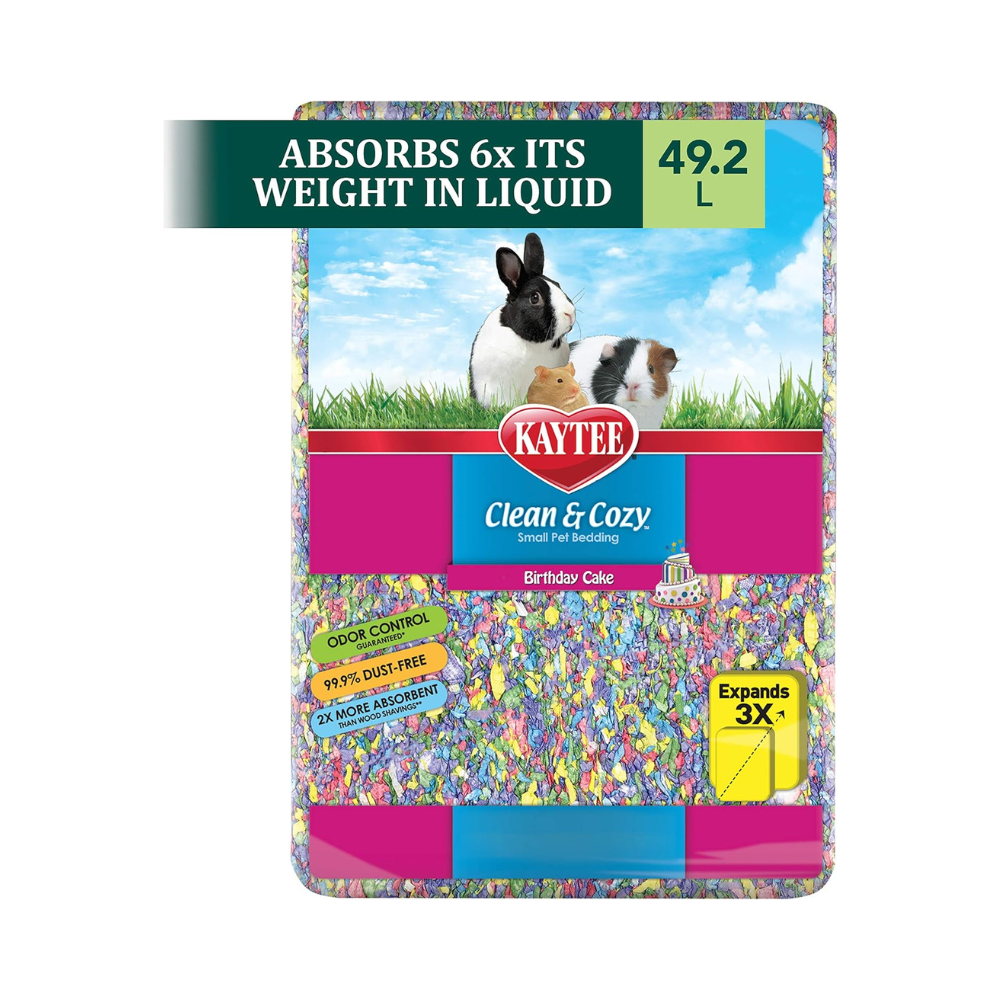 Kaytee Sustrato Clean & Cozy Birthday Cake 49.2 L