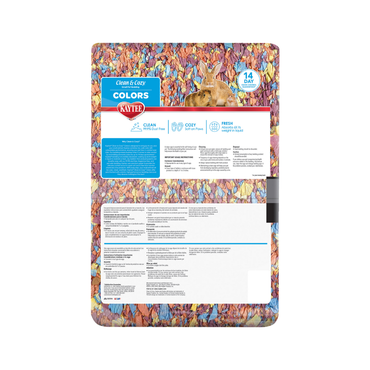 Kaytee Sustrato Clean & Cozy Colors Kaleidoscope 49.2 L