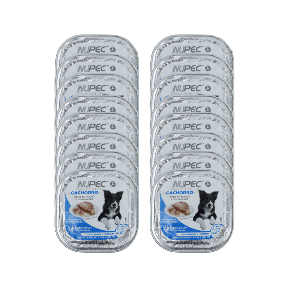 Nupec Lata Perro Cachorro 100 G C/U 16 Pz