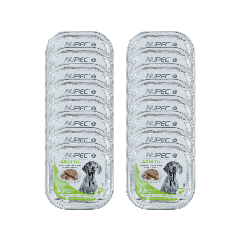 Nupec Perro Adulto Lata 100 G C/U 16 Pz