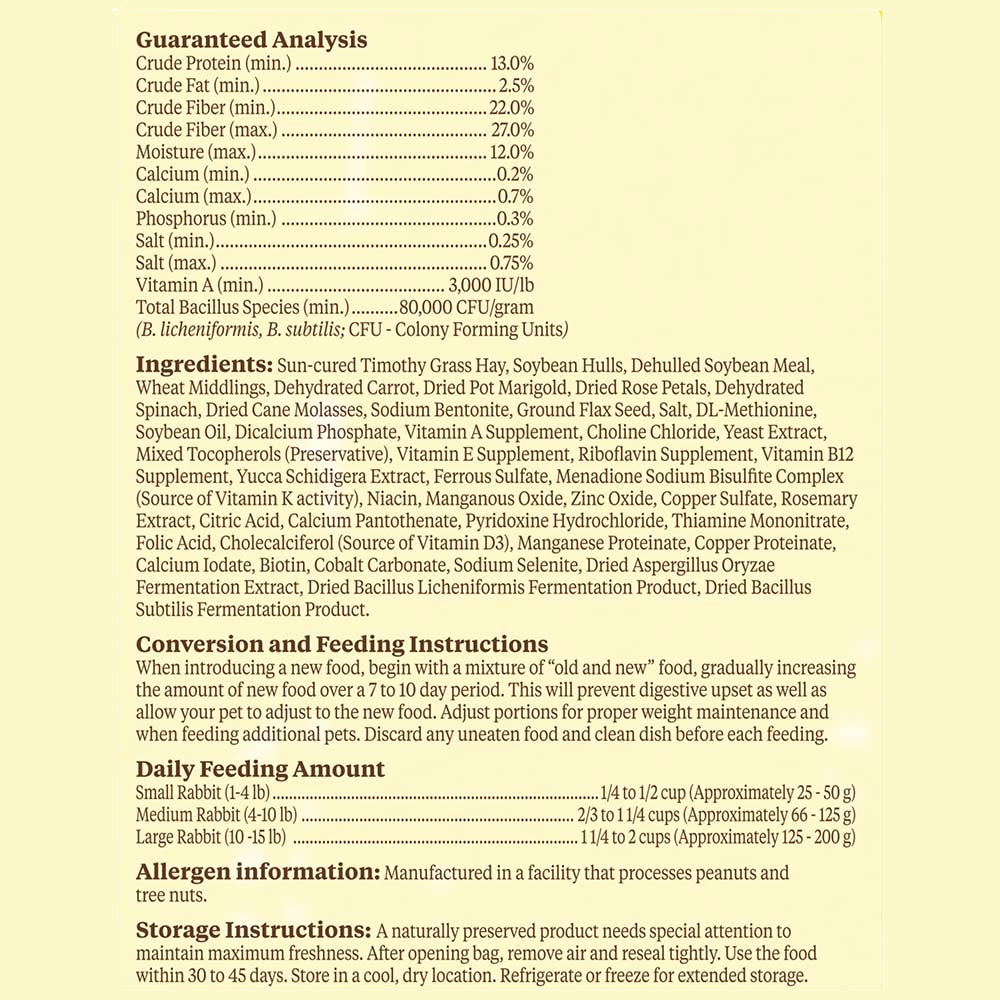 Kaytee Alimento Food From The Wild Para Conejo 1.81 Kg