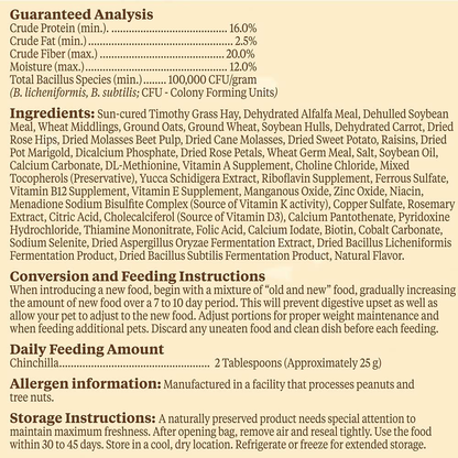 Kaytee  Forti-Diet Prohealth Chinchilla 1.36 Kg