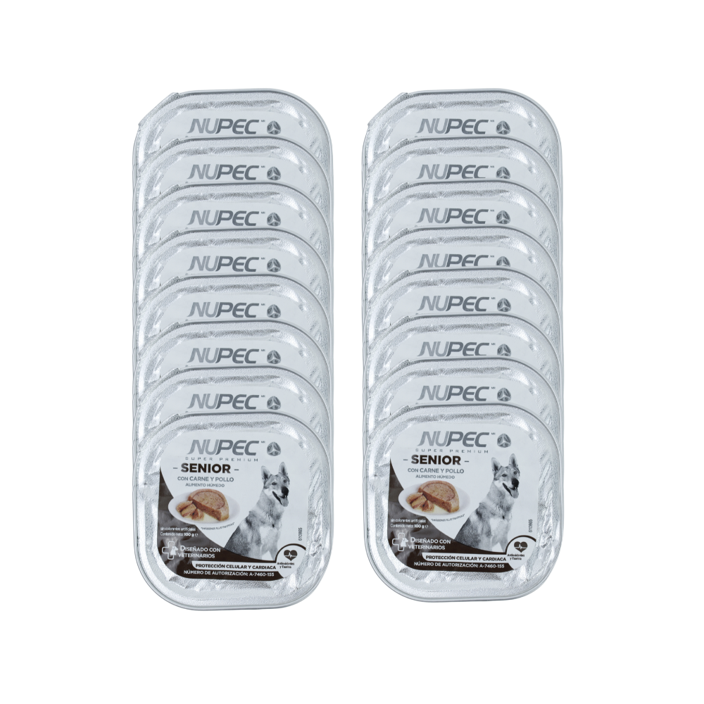 Nupec Perro Senior Lata 100 G C/U 16 Pz