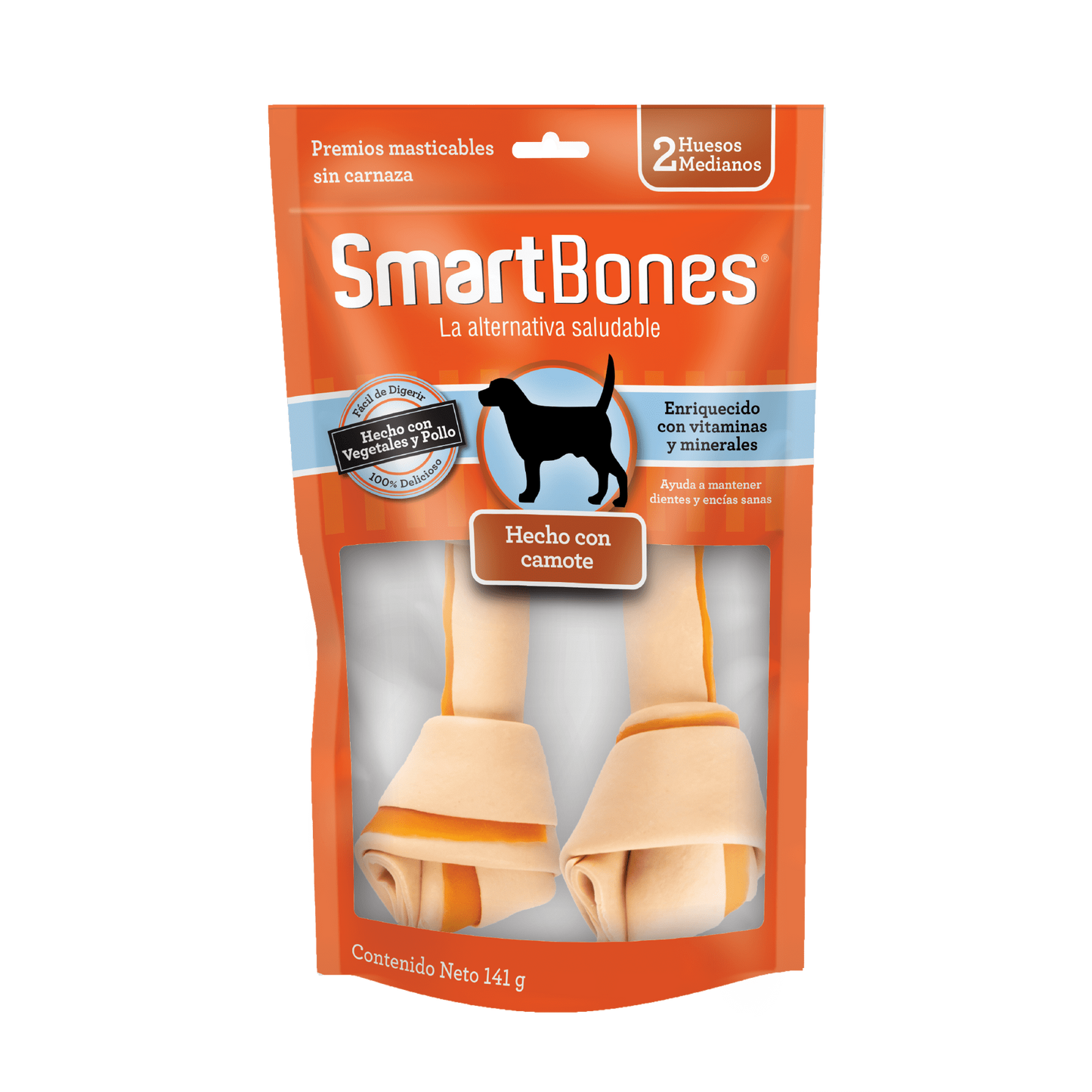 SMARTBONES CAMOTE 2PZ HUESO MED