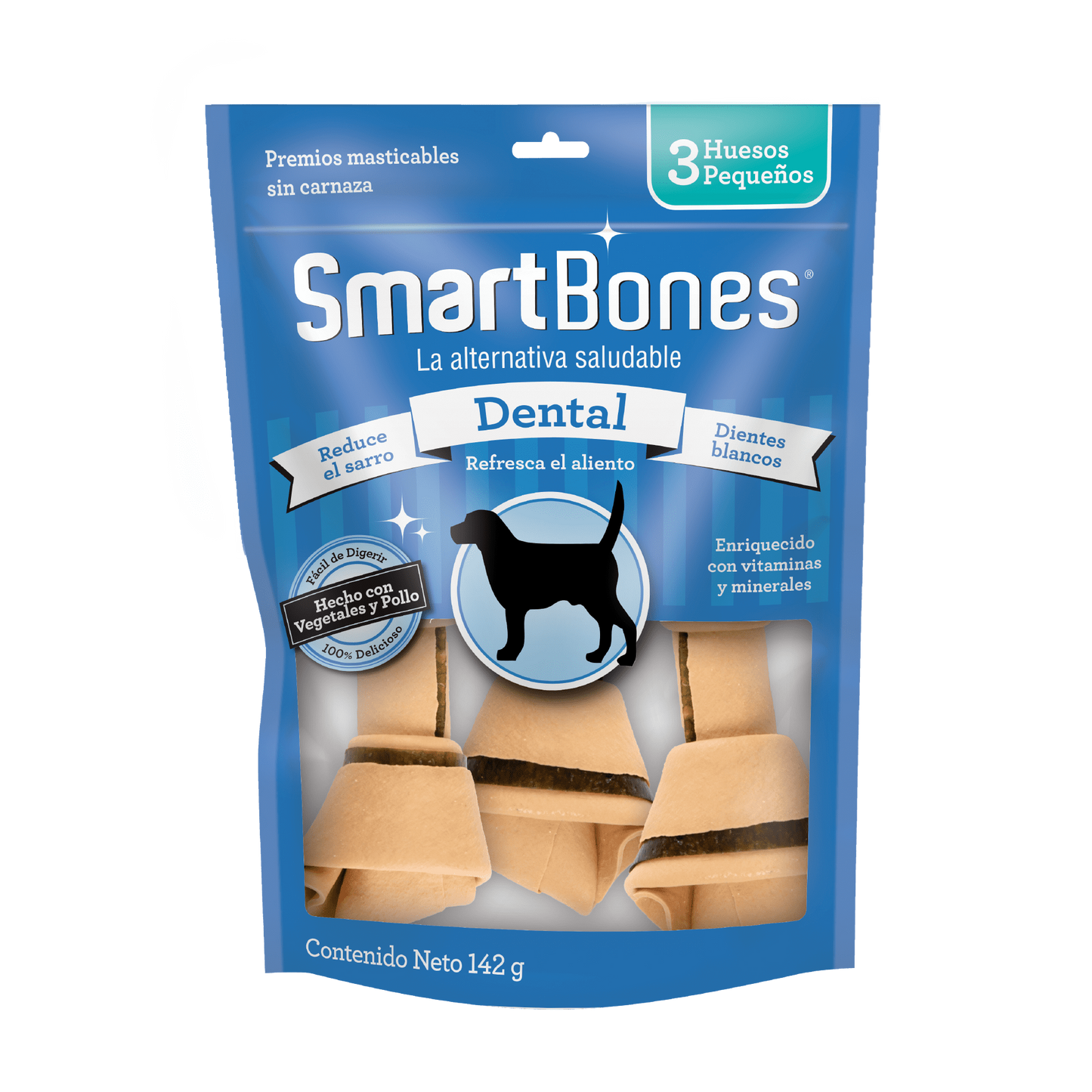 SMARTBONES DENTAL 3PZ HUESO PEQ