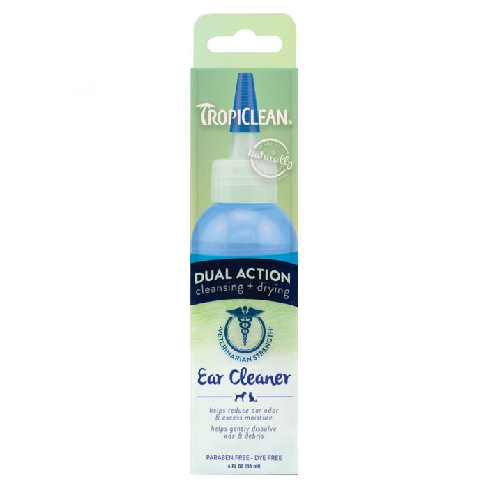 Tropiclean Dual Action Ear Cleaner 4Oz 59 Ml