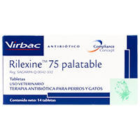 VIRBAC RILEXINE 75 MG