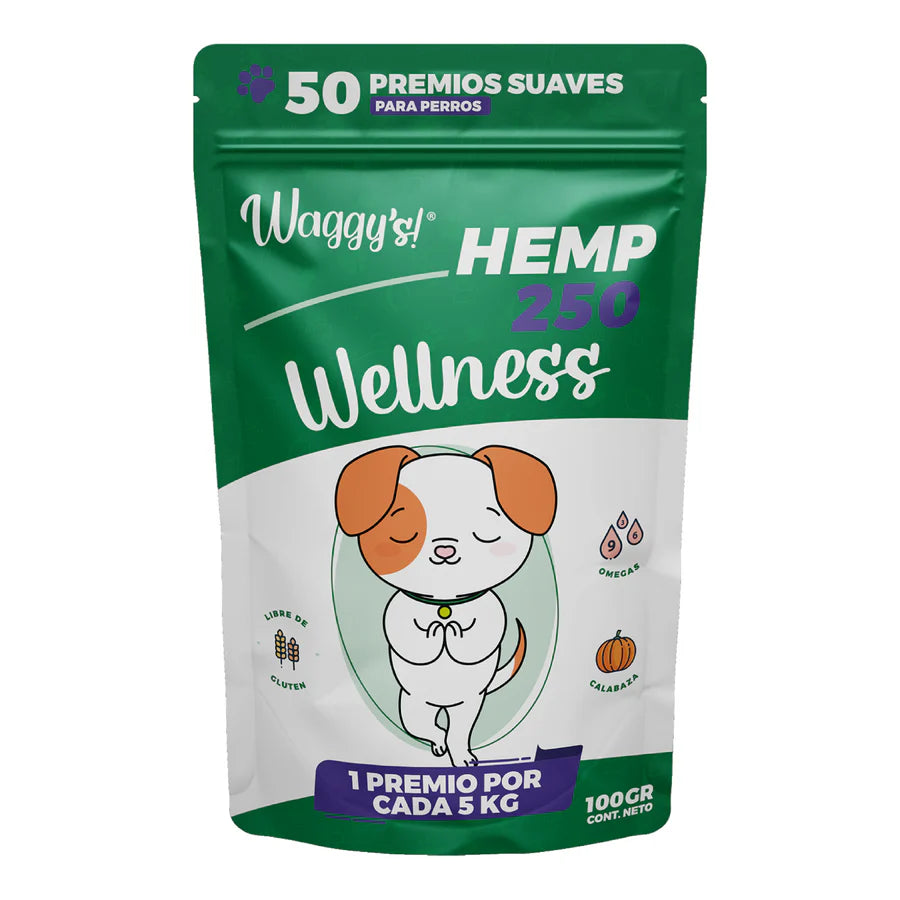 WAGGYS HEMP 250 WELLNESS PERRO 100 G