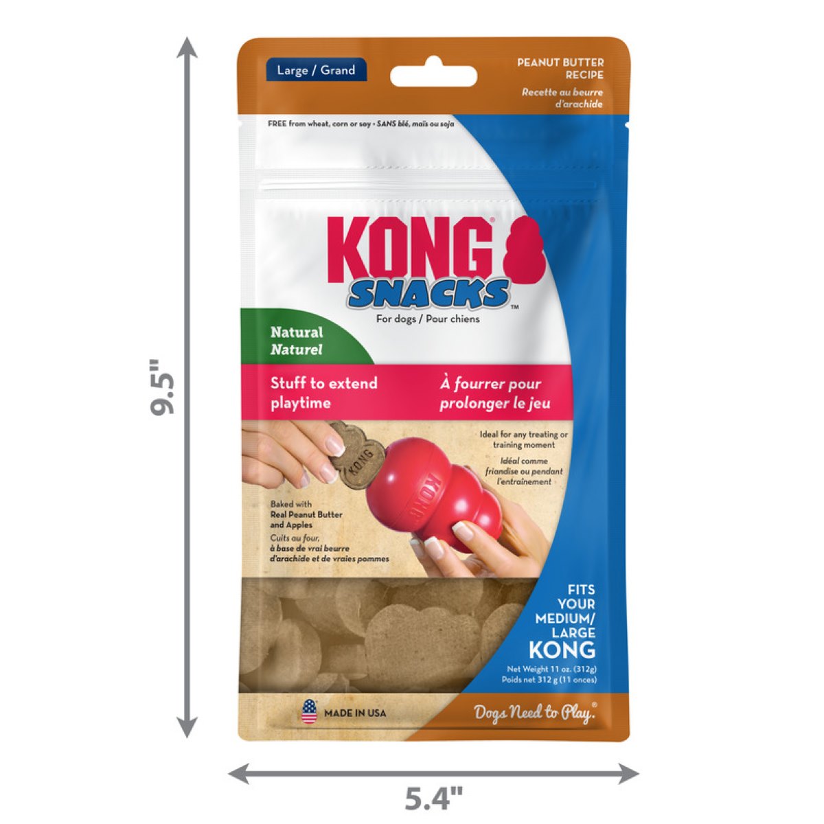 Kong Galleta Kong Crema De Cacahuate 198 G