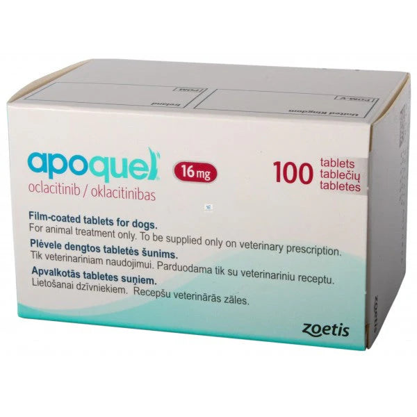 ZOETIS APOQUEL 16MG CAJA 100TABS