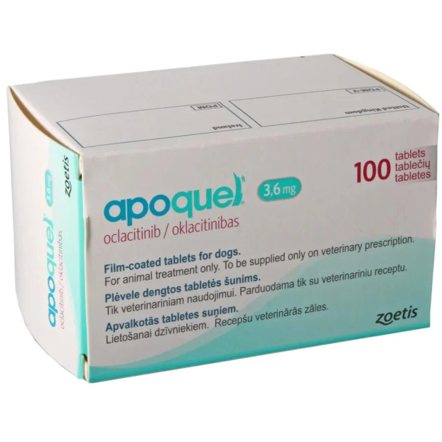 ZOETIS APOQUEL 3.6MG CAJA 100TABS