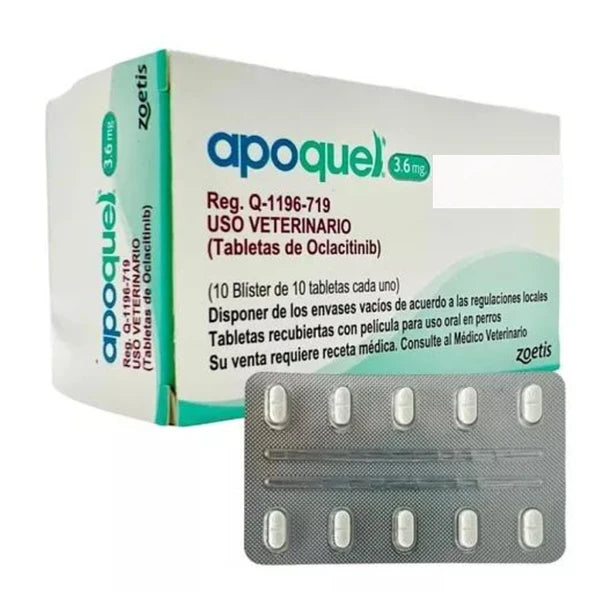 ZOETIS APOQUEL 3.6MG POR BLISTER DE 10 TAB