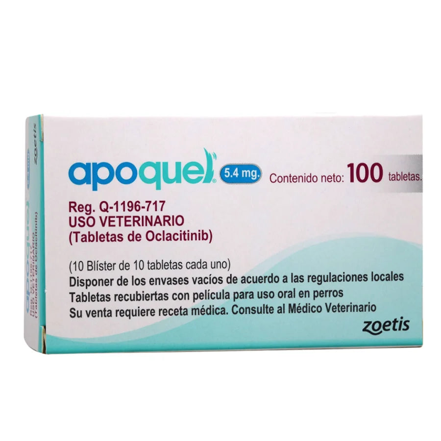 ZOETIS APOQUEL 5.4MG CAJA 100TABS