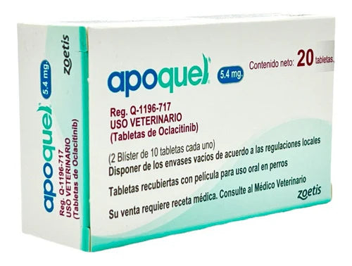 ZOETIS APOQUEL 5.4 MG CAJA 20 TAB