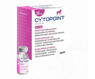 ZOETIS CYTOPOINT 20 MG 2 VIALES DE 1 ML C/U