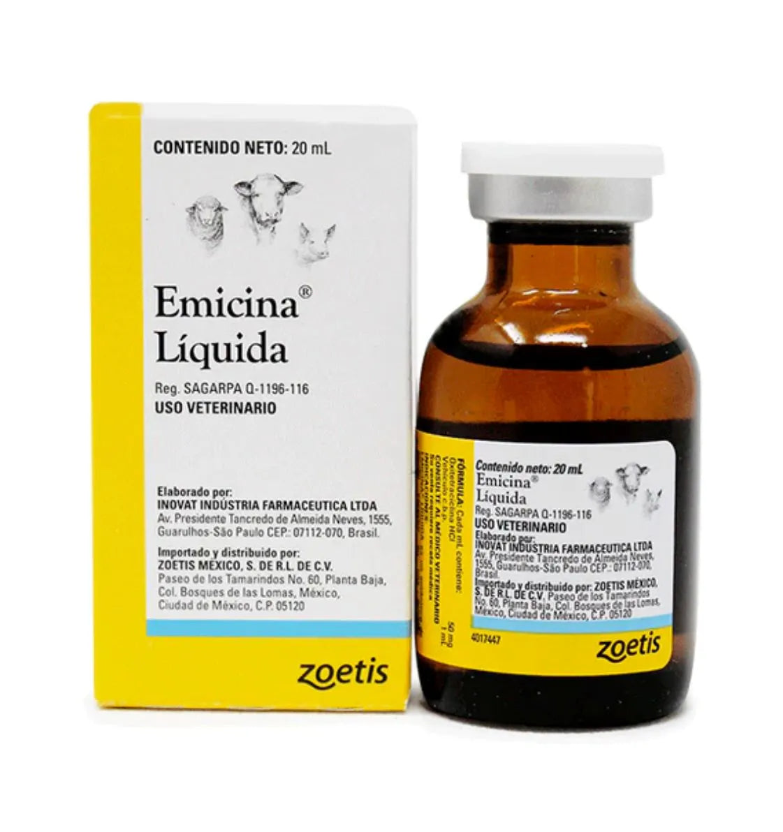 ZOETIS EMICINA LIQUIDA  20 ML