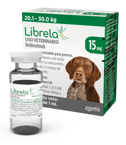 ZOETIS LIBRELA 15MG 2 VIALES 1ML