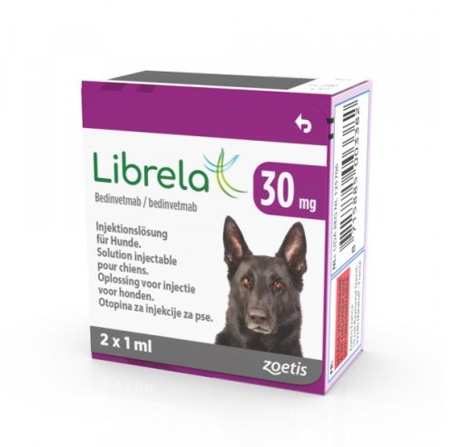 ZOETIS LIBRELA 30MG 2 VIALES 1ML