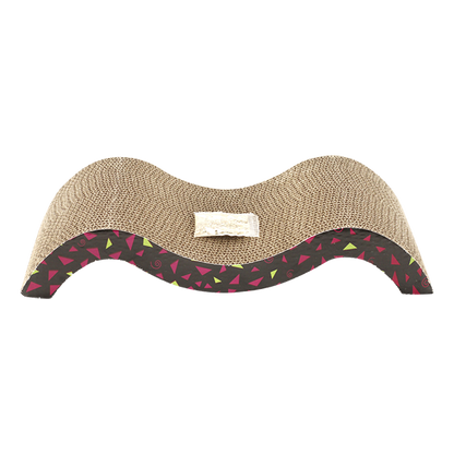 Fancy Pets Rascador Cartón  De Olas Para Gato 49.5 Cm