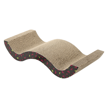 Fancy Pets Rascador Cartón  De Olas Para Gato 49.5 Cm