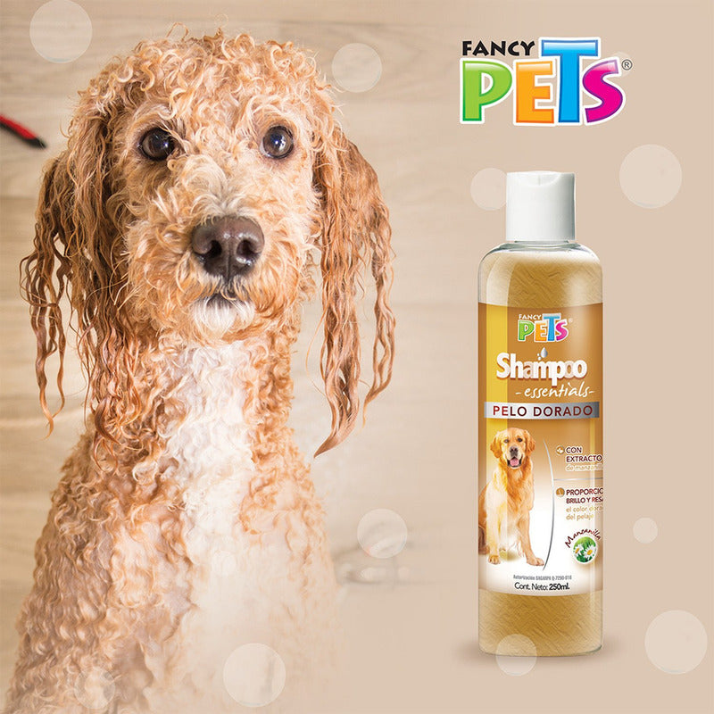 Shampoo Para Perro Essentials Pelo Dorado 250 Ml Fancy Pets Fragancia Manzanilla Tono De Pelaje Recomendado Claro