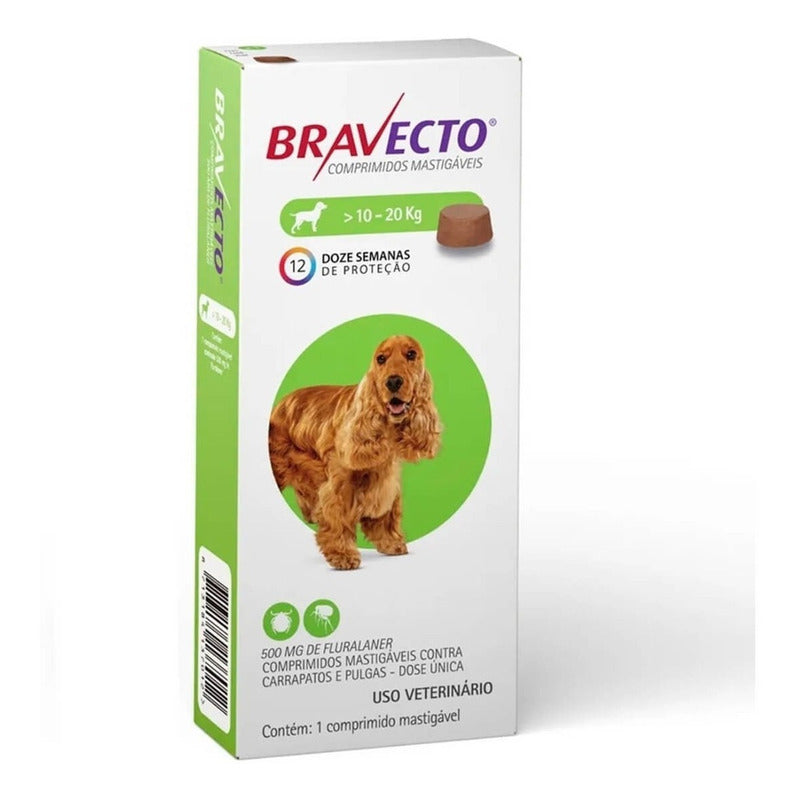 Bravecto Tableta Masticable Para Perros De 10-20 Kg