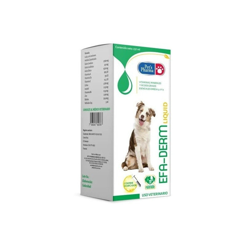 Pets Pharma Efa Derm Ácidos Grasos Omega Perros/gatos 237ml