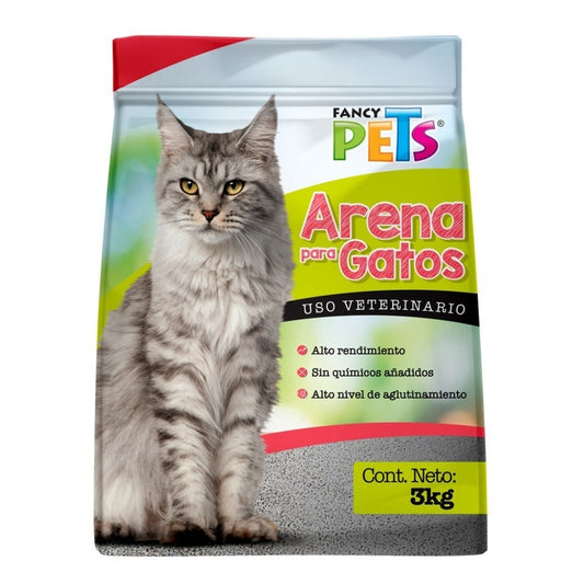 Arena Para Gatos Arena Gato 3 Kg Arena Para Gato Fancy Pets