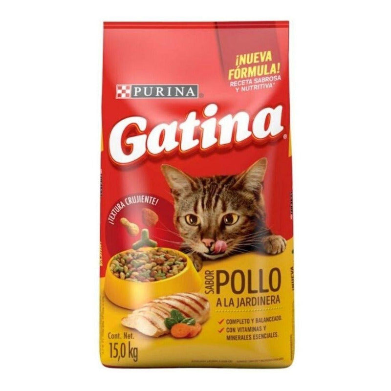 Alimento Purina Para Gato Adulto Gatina 15 Kg