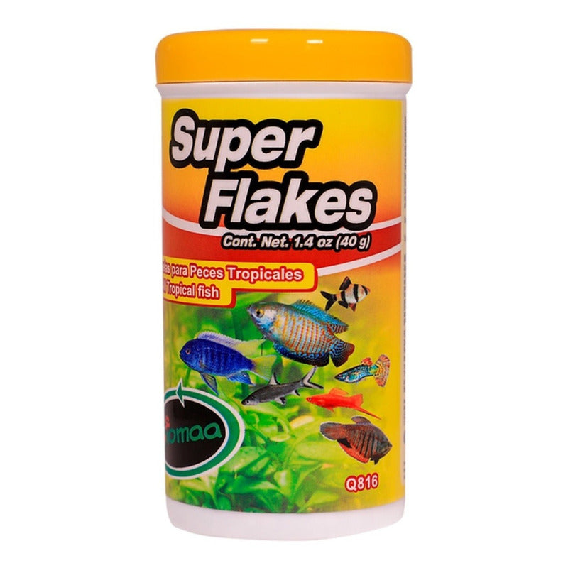 Alimento Para Peces Biomaa Super Flakes 40g.