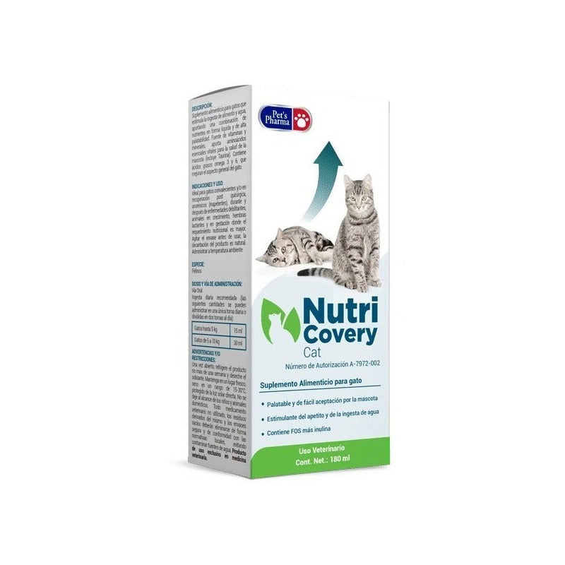 Nutricovery Gato (recovery) 180 Ml Estimula Apetito Taurina